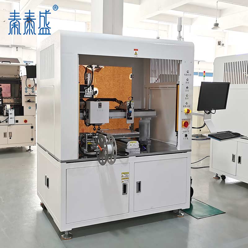 手機(jī)攝像頭五金裝飾件背膠自動貼裝機(jī)ATM-H250